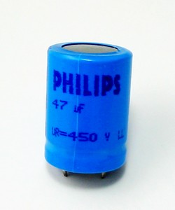 Philips 飞利浦 47u/450V 电解