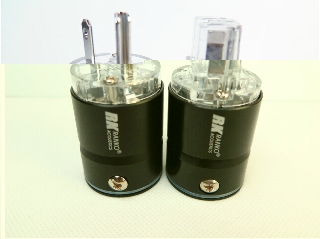 美国RANKO龙格RPP-200 IEC R磷青銅+鍍铑電源插頭尾母插端子头